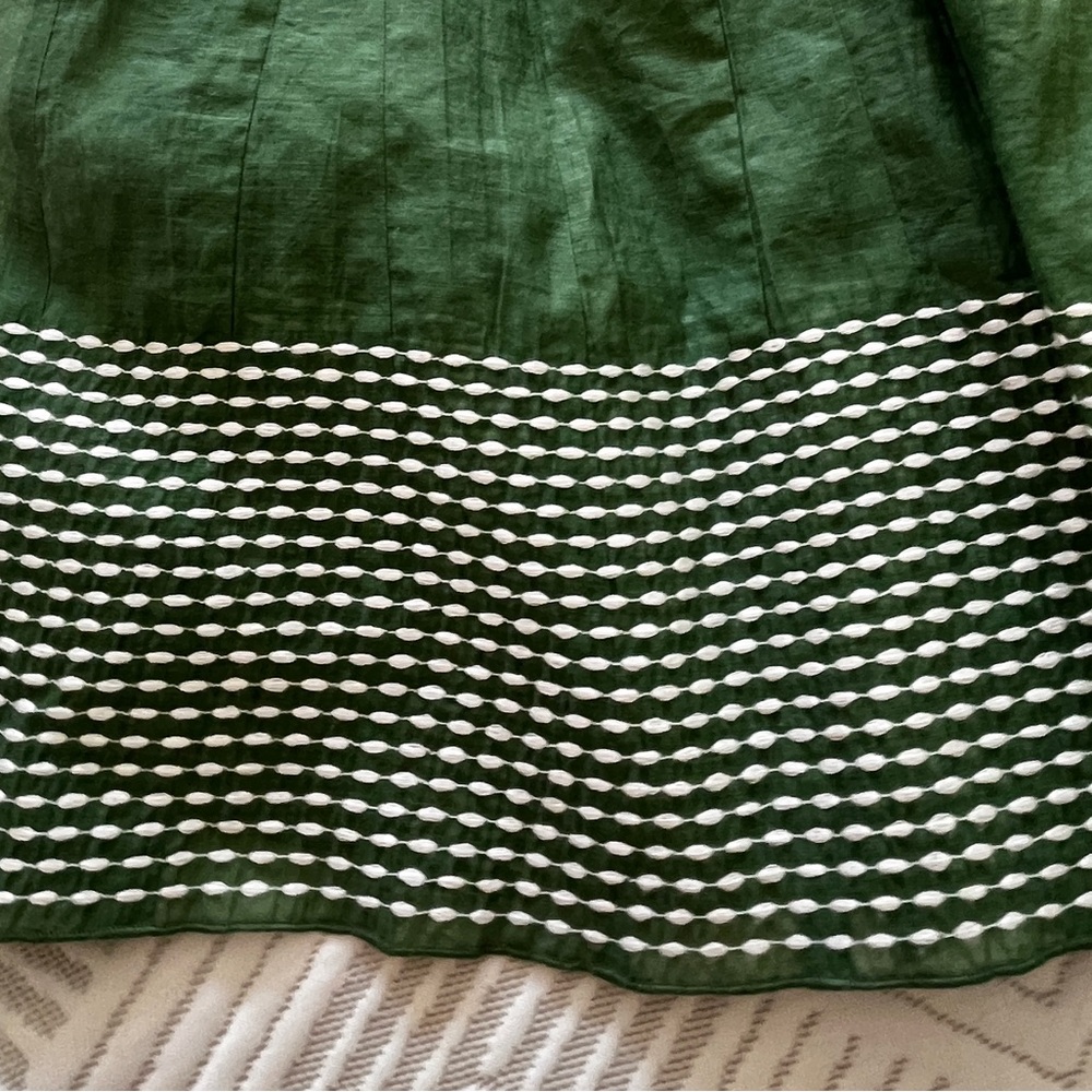 Anthropologie Green Skirt - Picture 5 of 12